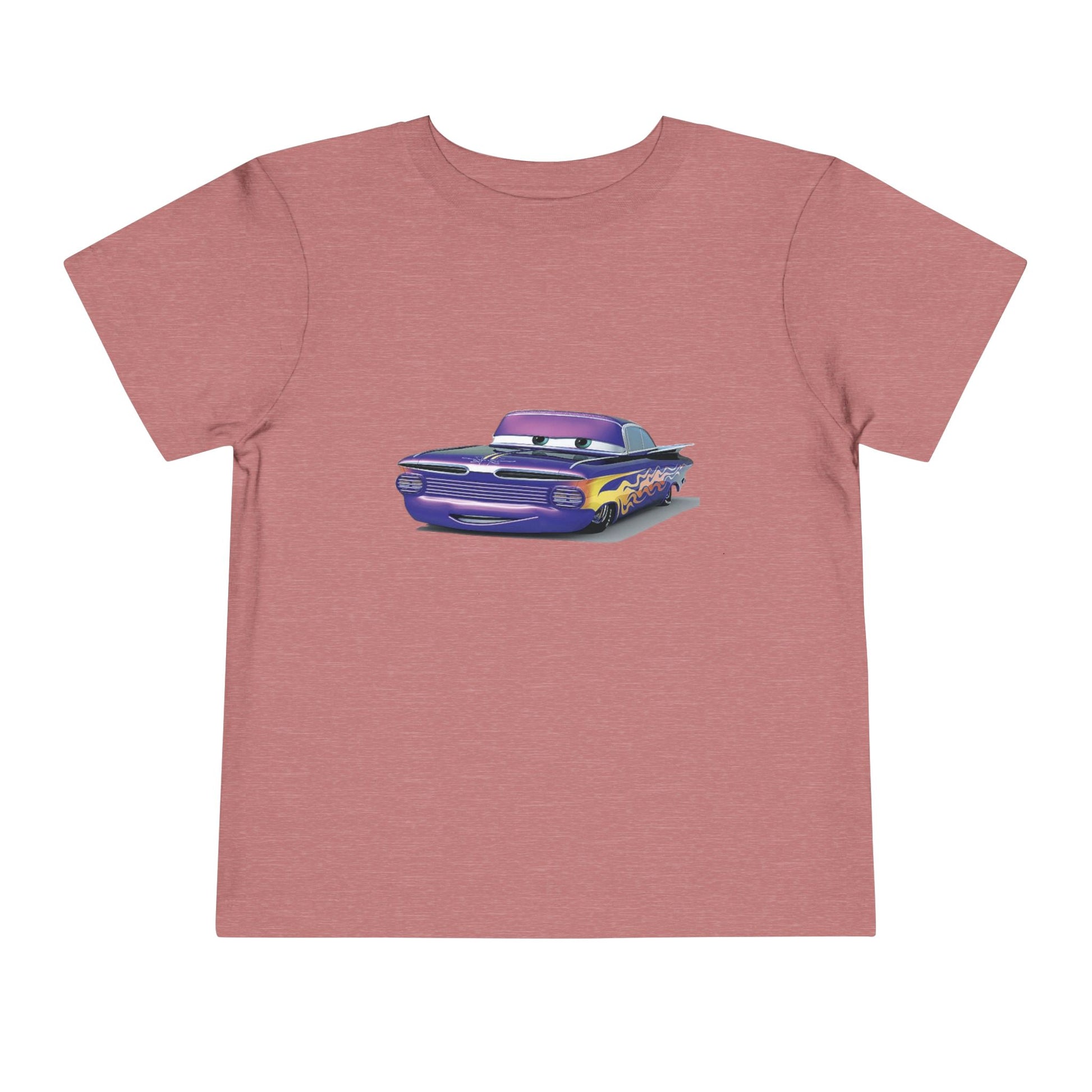 Toddler Short Sleeve Tee Featuring Fun Car Design