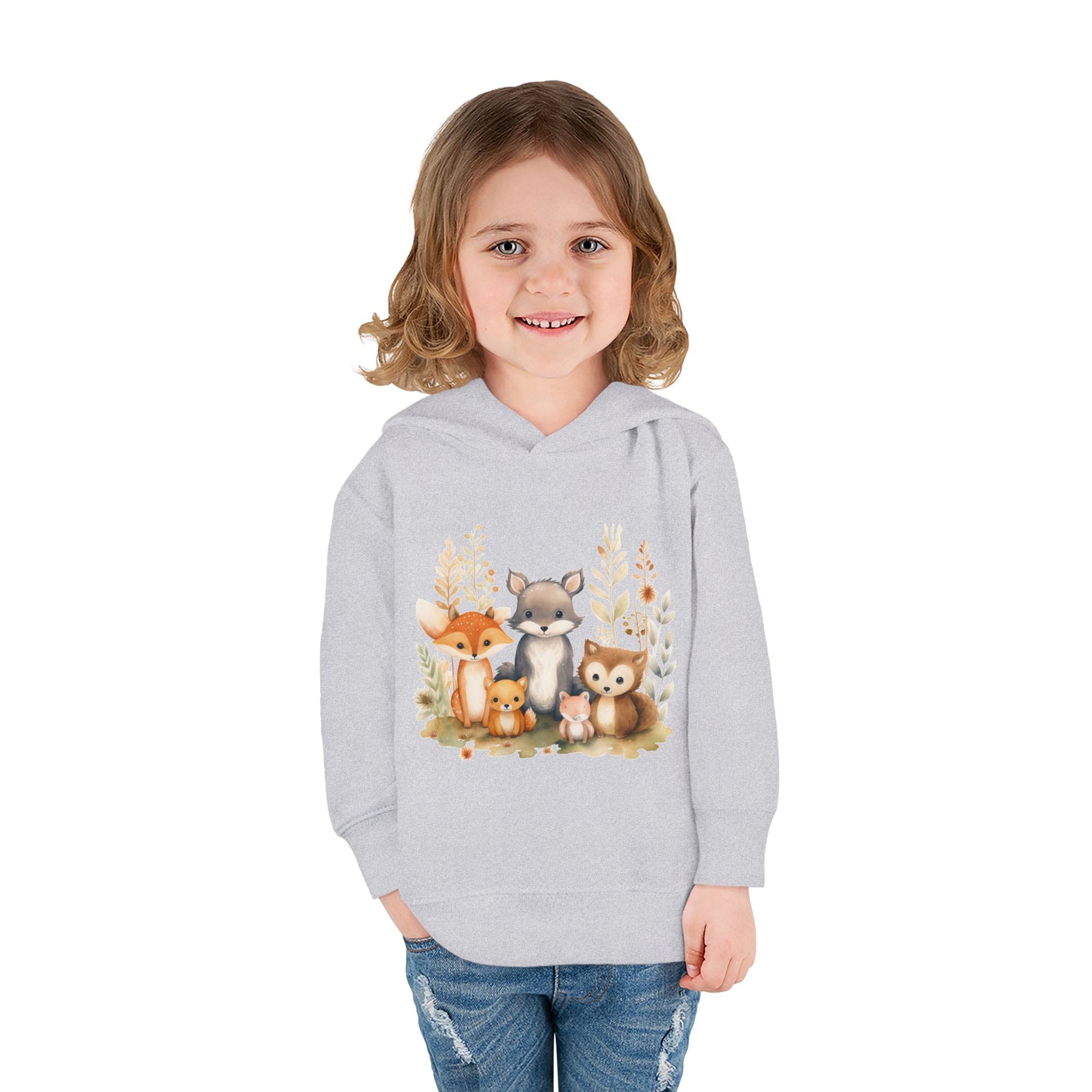 Whimsical Animal Toddler Hoodie