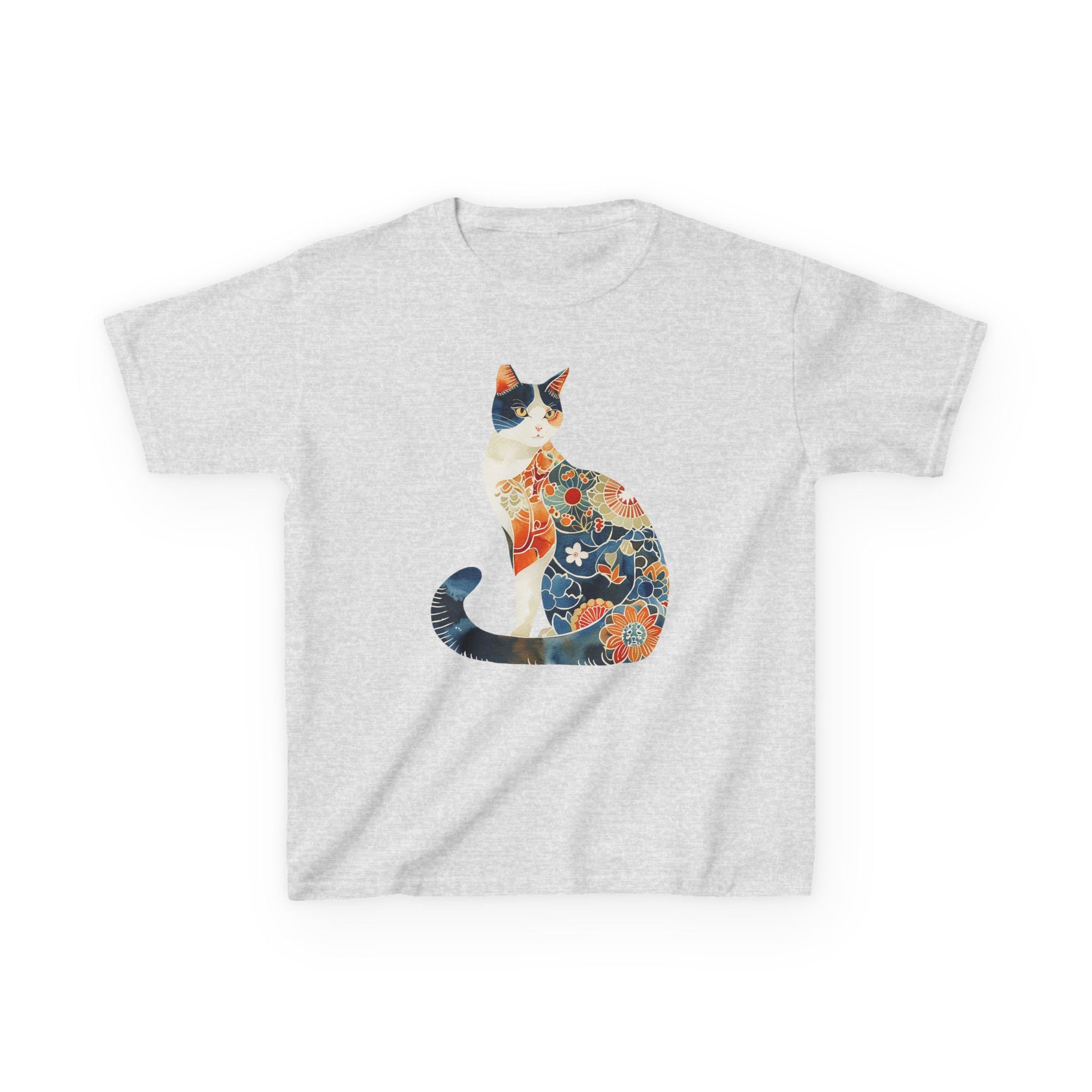 Colorful Cat Kids Cotton Tee