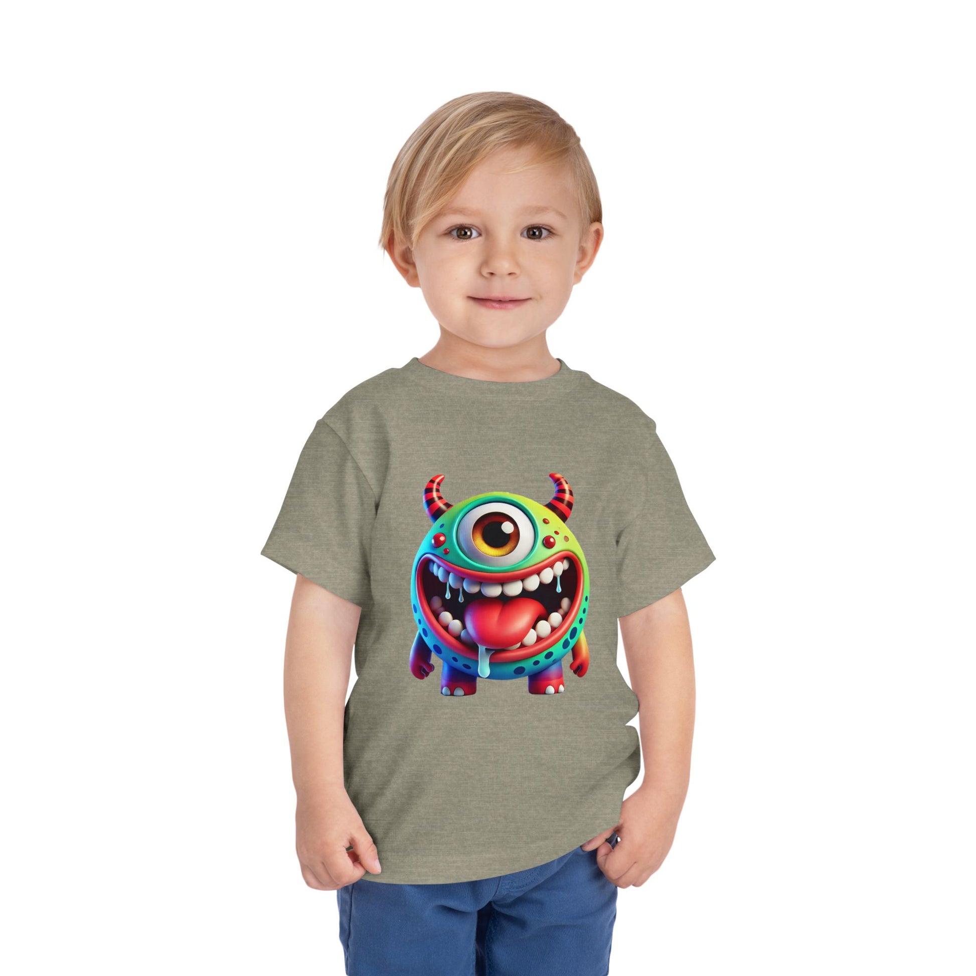 Colorful Monster Toddler Tee