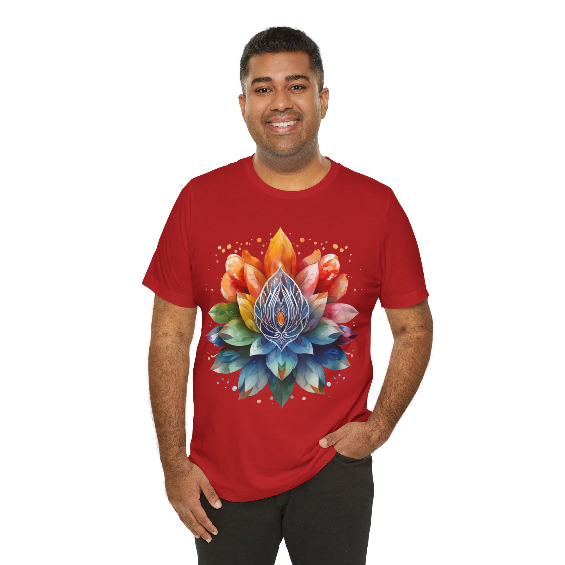 Colorful Lotus Flower T-Shirt