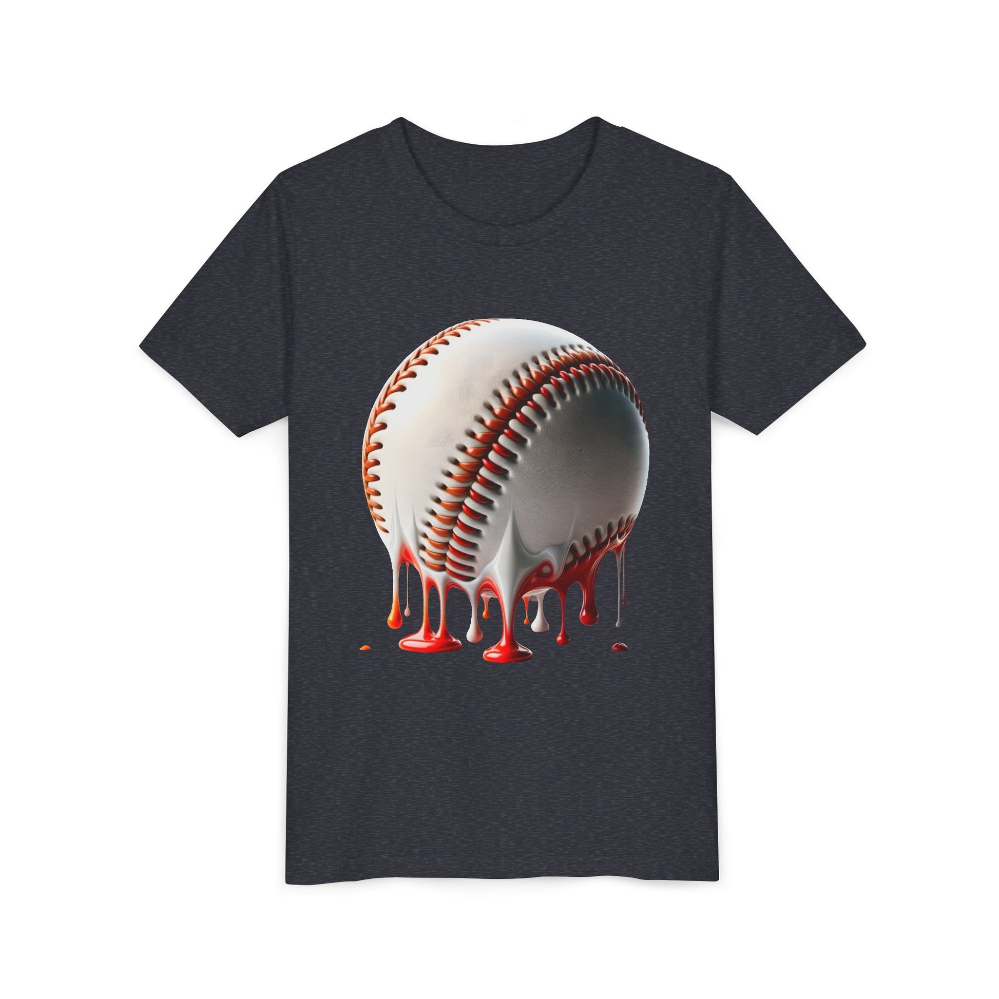Youth Baseball Inspired Dripping Tee