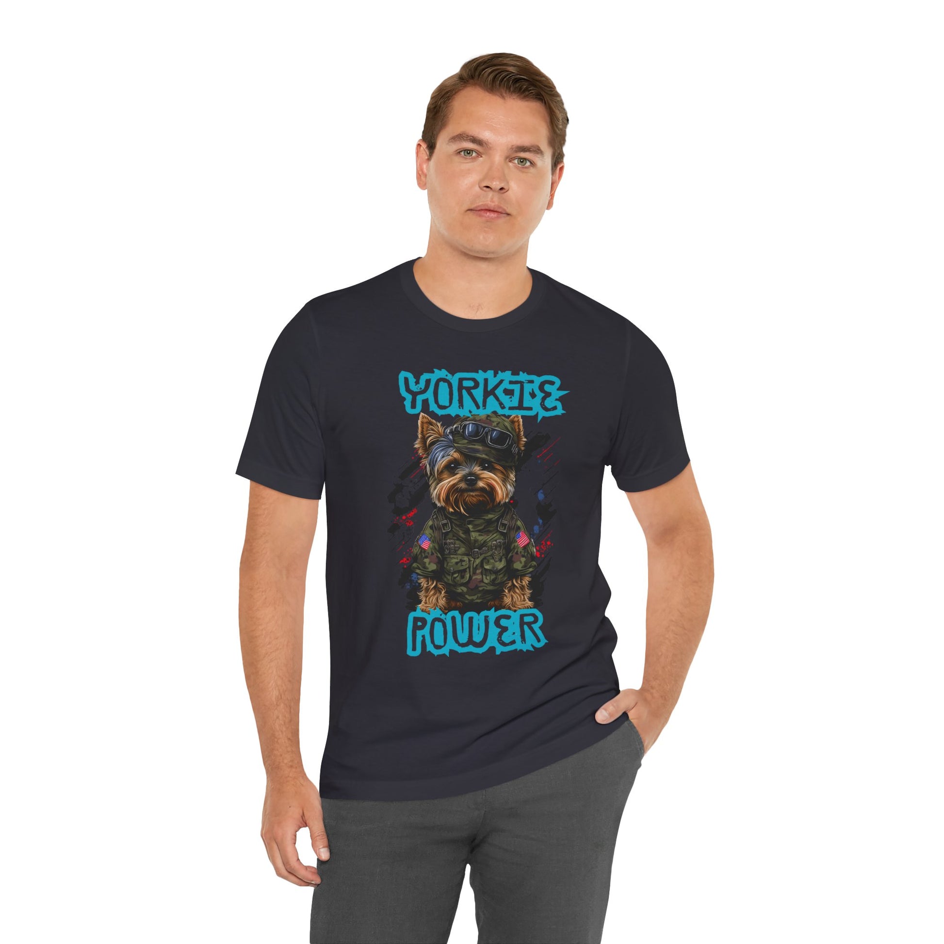 Yorkie Power Unisex Tee