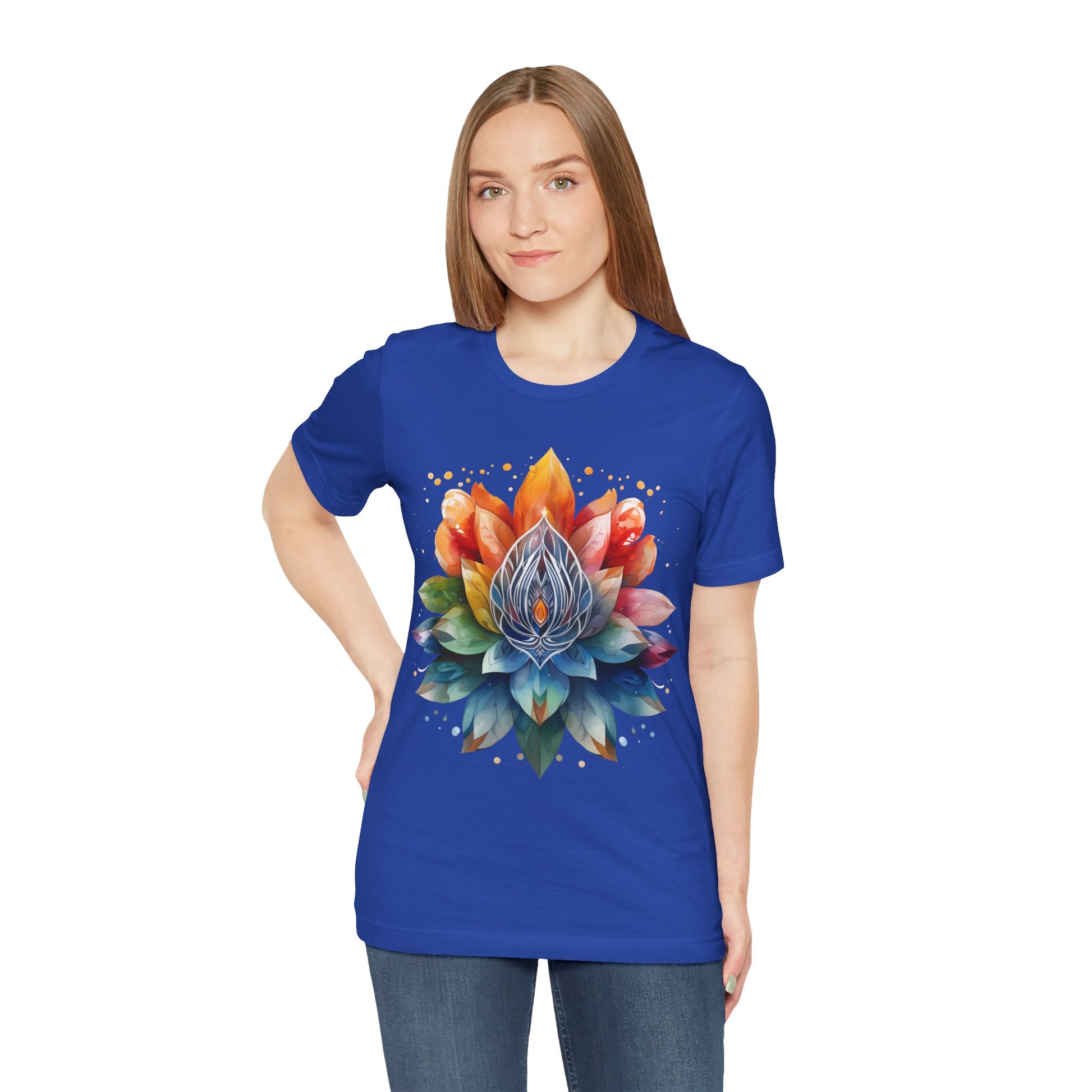 Colorful Lotus Flower T-Shirt
