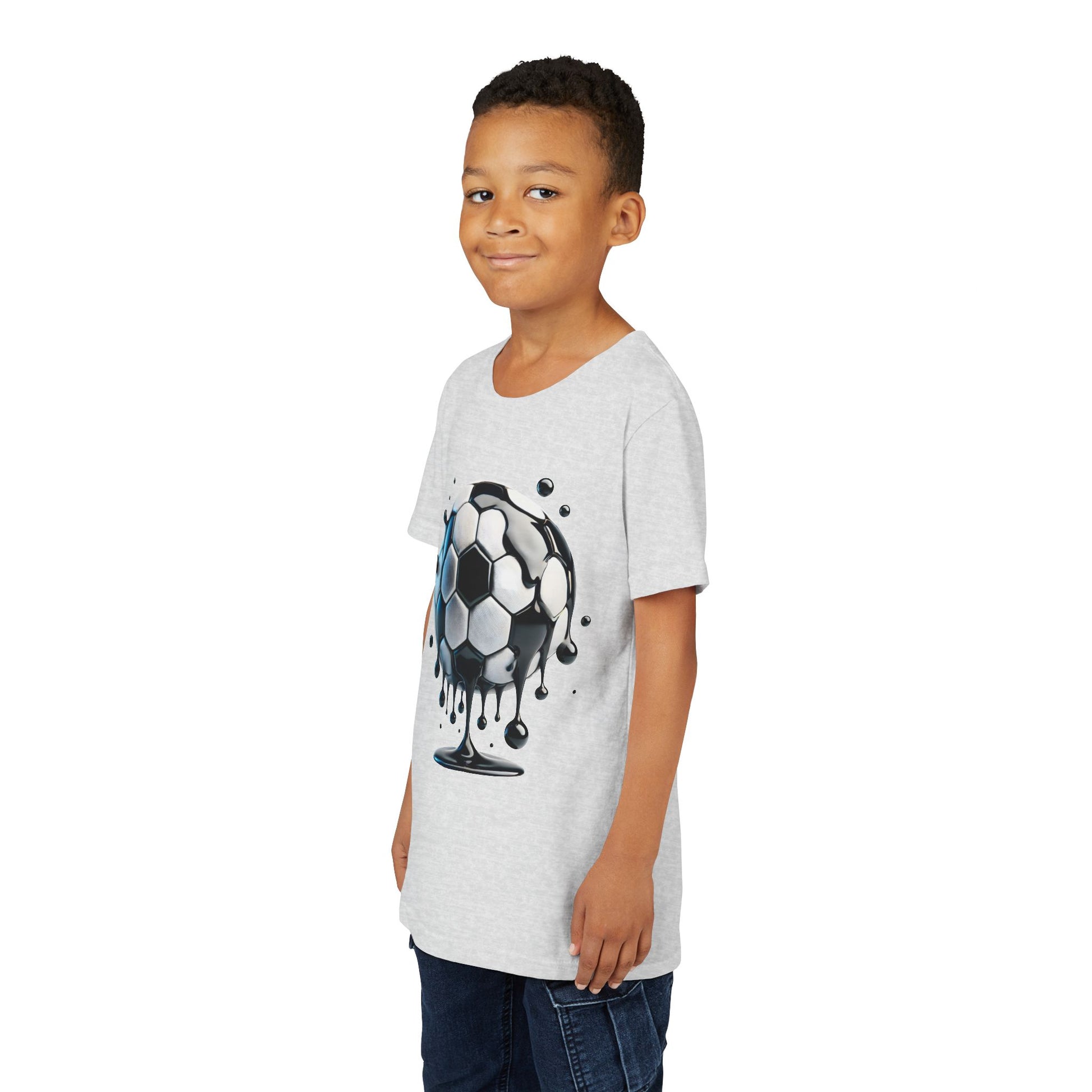 Dripping Soccer Ball Youth Tee