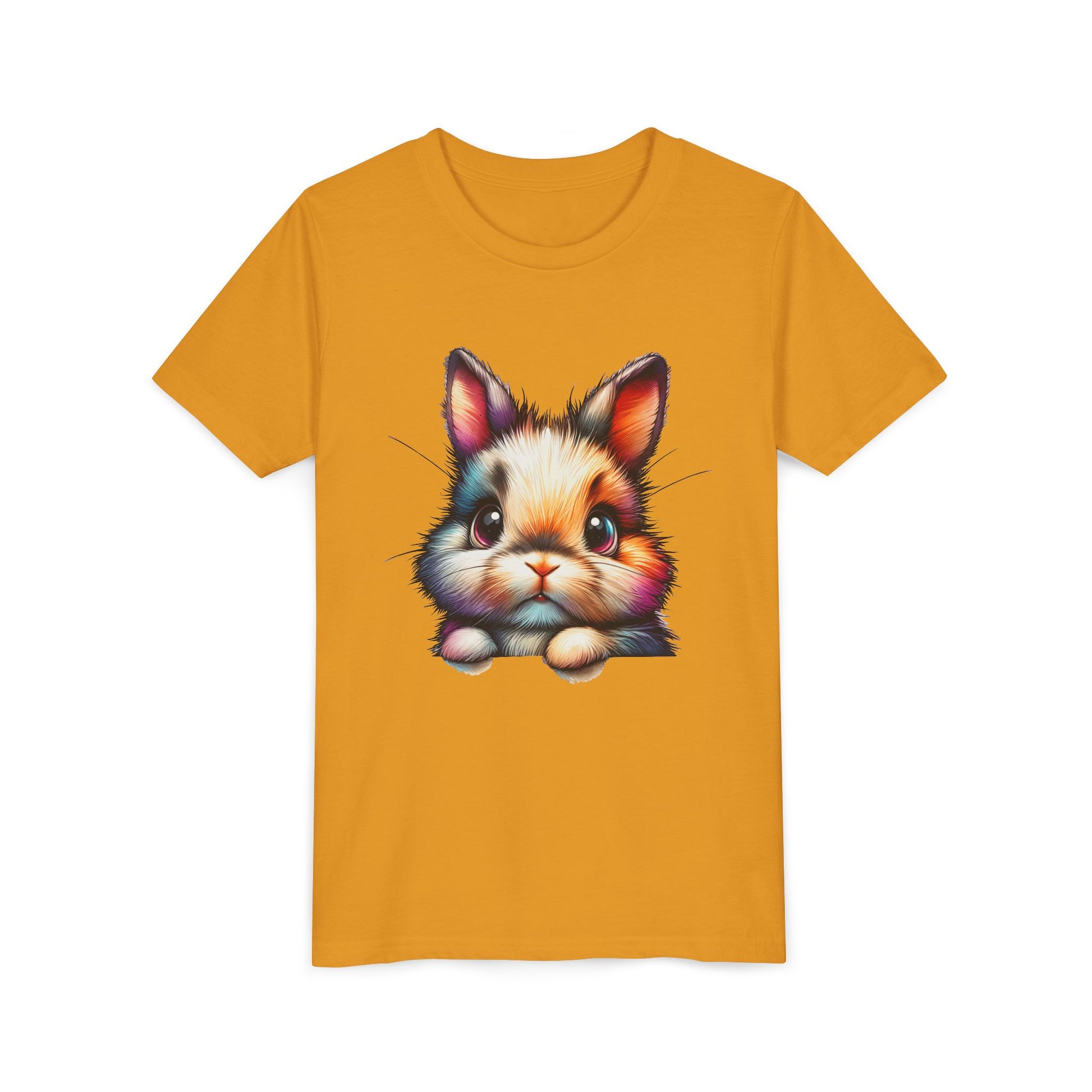 Colorful Bunny Youth Short Sleeve Tee