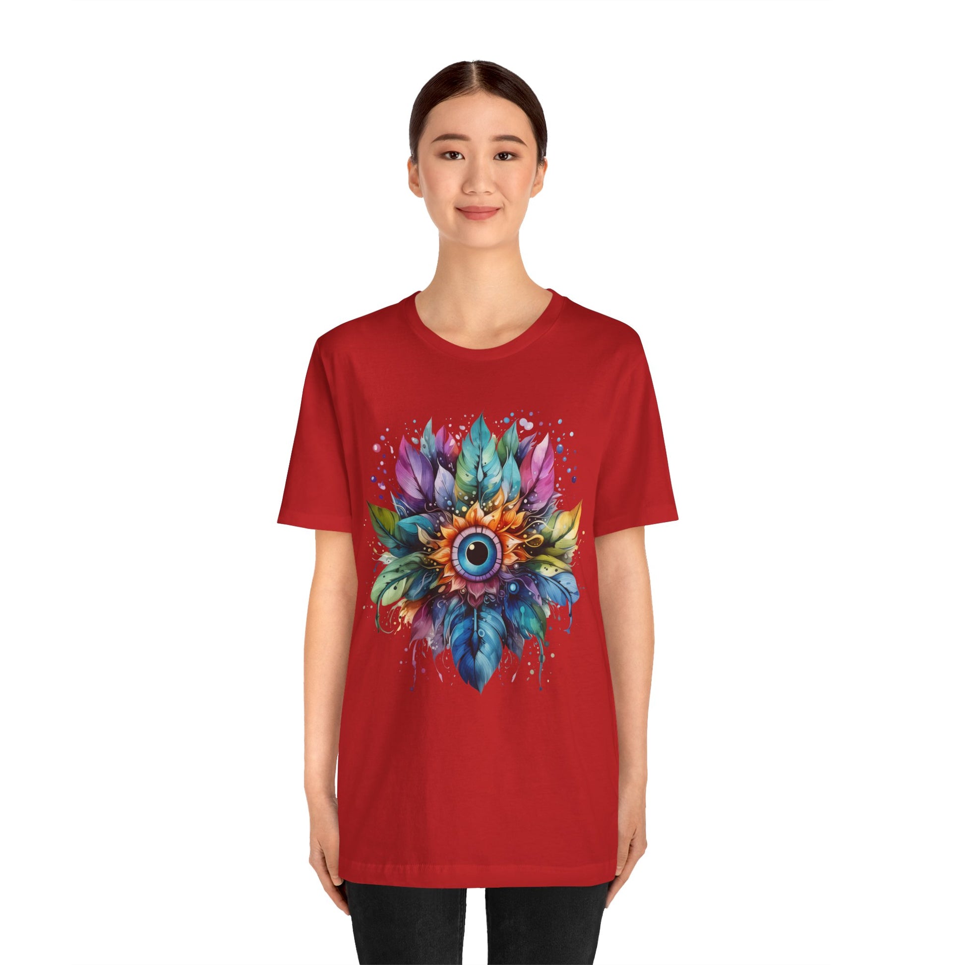 Colorful Eye Design Unisex Tee