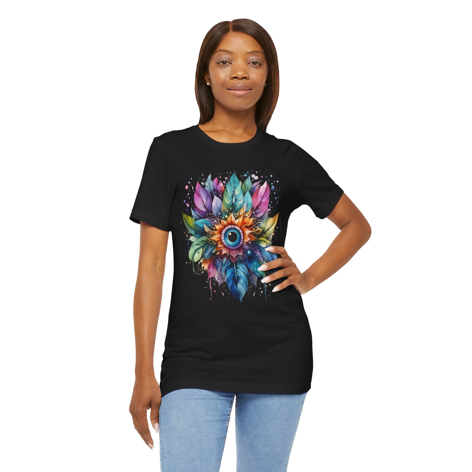 Colorful Eye Design Unisex Tee