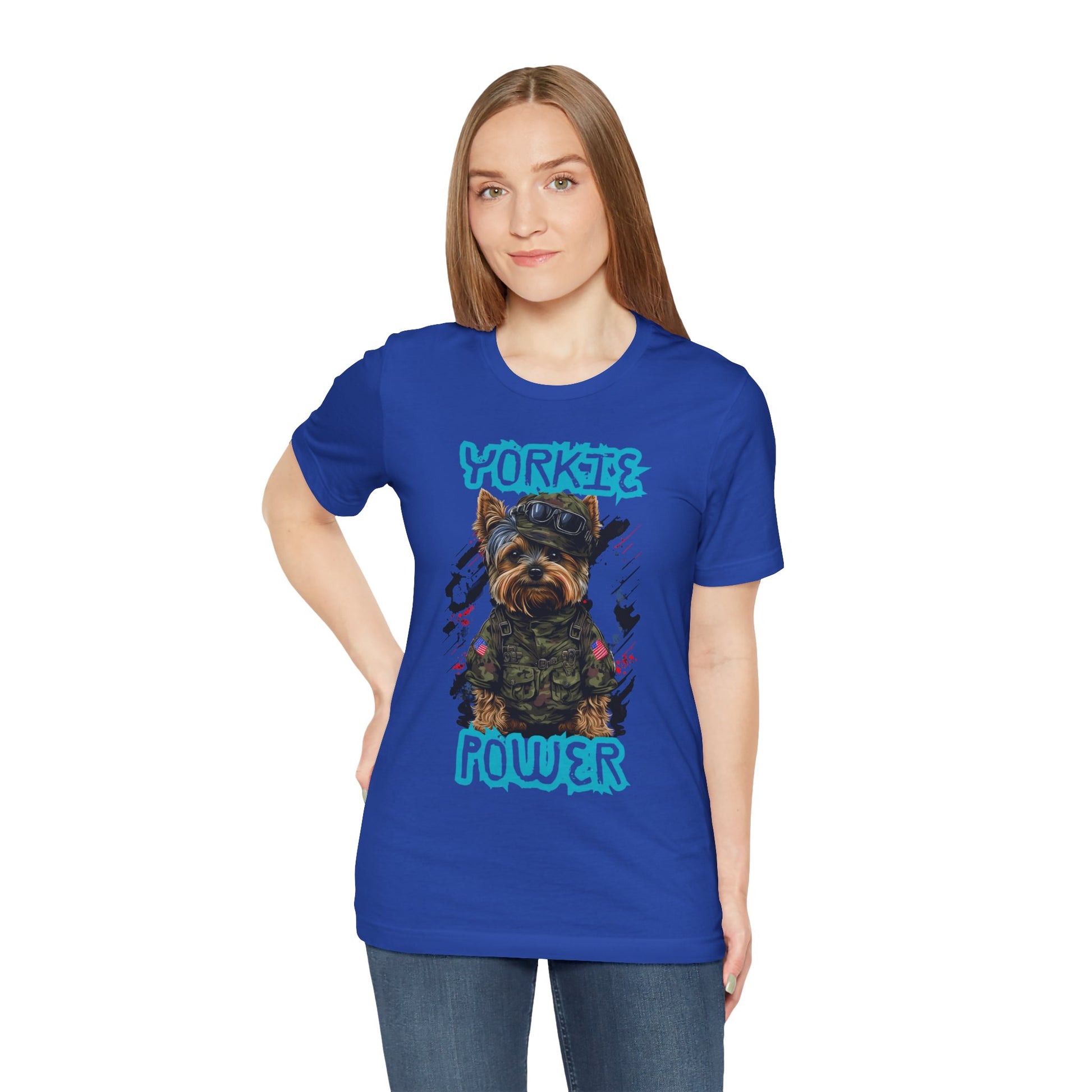 Yorkie Power Unisex Tee