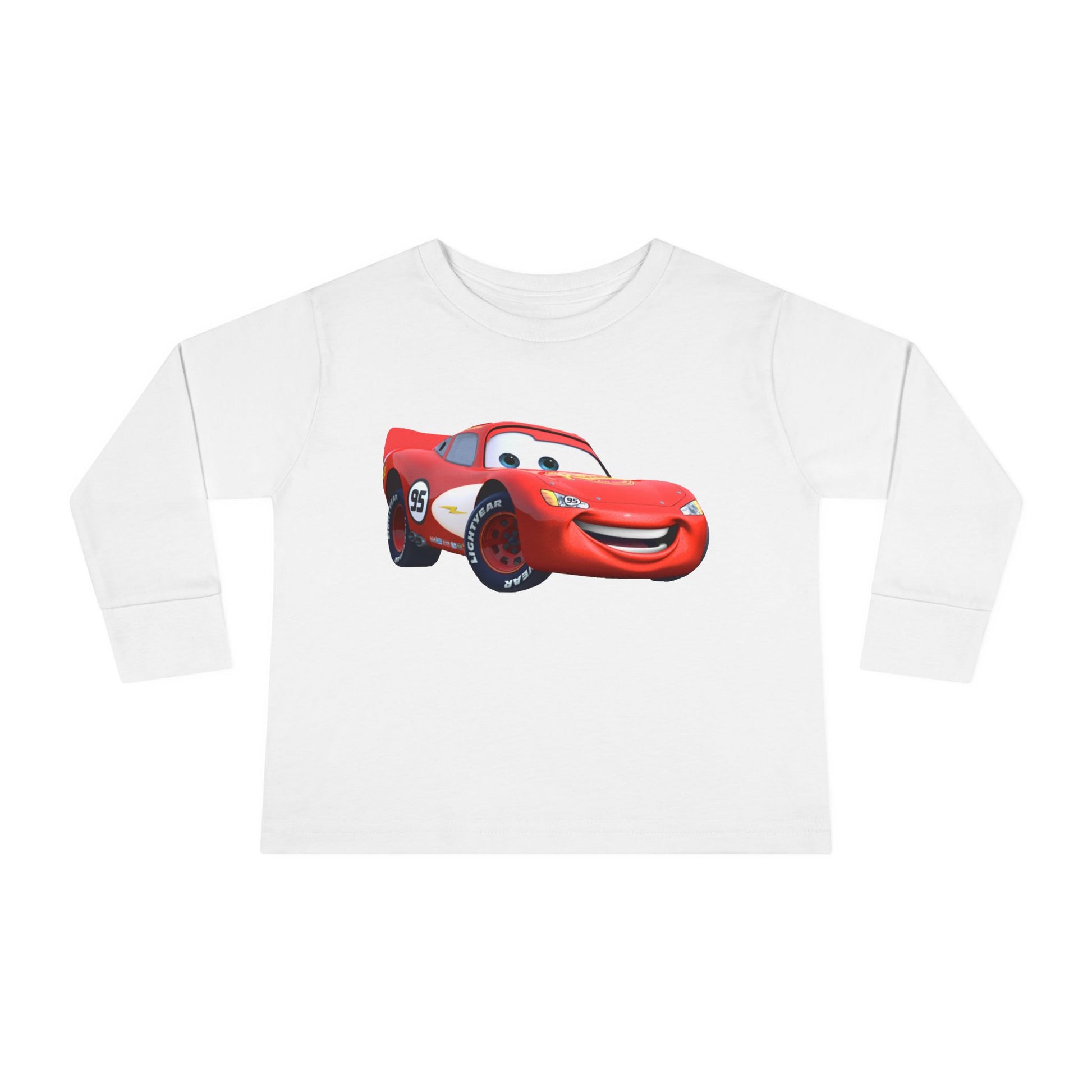 Toddler Cars Graphic Long Sleeve Tee